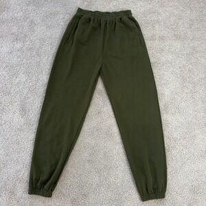 Naked Wardrobe Olive Green Jogger Sweatpants Size L Mens Womens Loungewear NW
